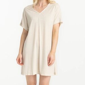 Free Fly Elevate Lightweight Coverup Dress Heather Birch Women’s Medium Neutral